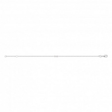 Bracelet argent femme oxydes de zirconium Influences