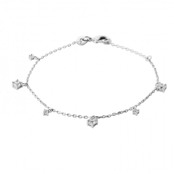 Bracelet argent femme oxydes de zirconium Influences