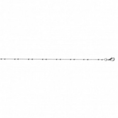 Chaîne Argent 925 maille forçat alternée de petites boules Influences