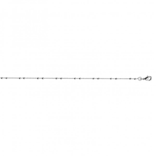 Chaîne Argent 925 maille forçat alternée de petites boules Influences