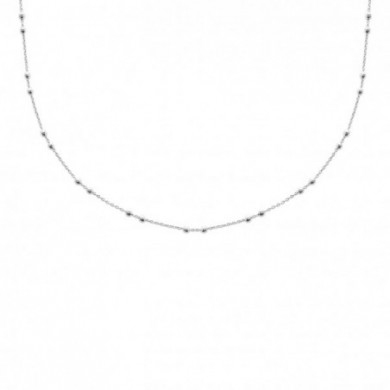 Chaîne Argent 925 maille forçat alternée de petites boules Influences