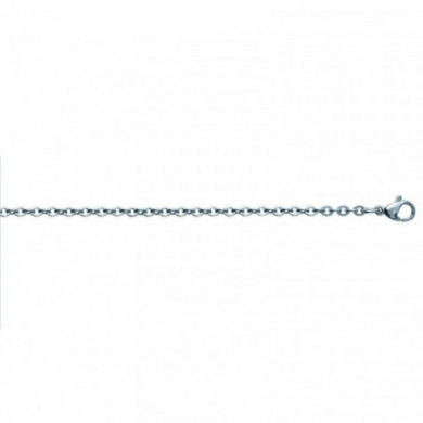 Chaine acier inoxydable maille forçat 2,4 mm Influences