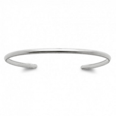 Bracelet jonc argent 925 perlé Influences