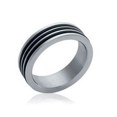 Bague acier homme Influences