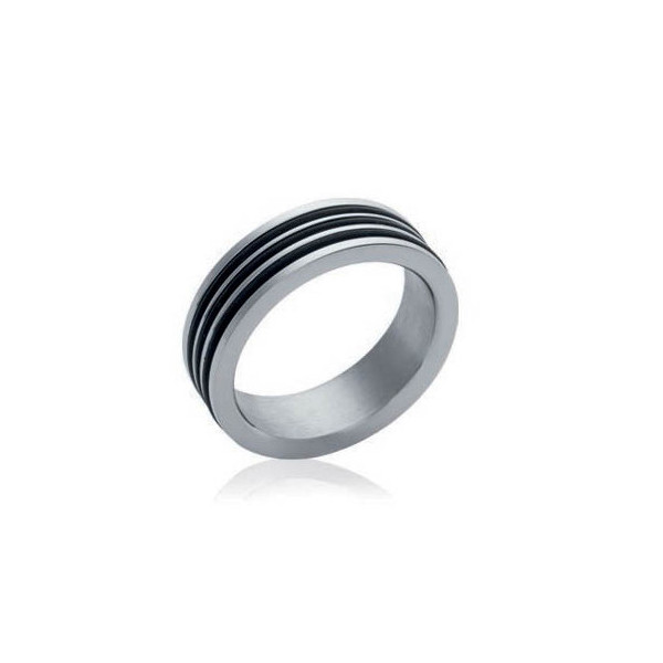 Bague acier homme Influences