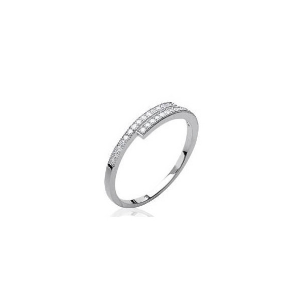 Bague femme argent zirconium Influences