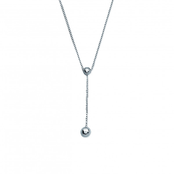 Collier argent femme Y Influences