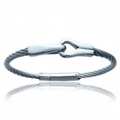 Bracelet homme acier inoxydable cable Influences