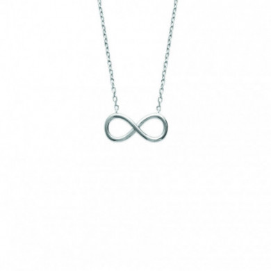 Collier argent 925 millièmes signe de l'infini Influences