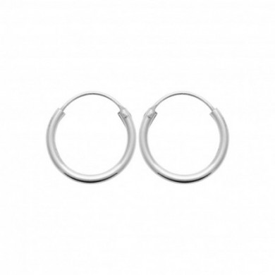 Mini créoles argent femme Influences