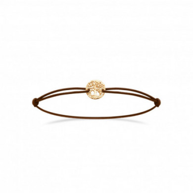 Bracelet cordon or femme arbre de vie Influences