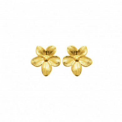 Boucles d’oreilles femme or acier inoxydable Influences