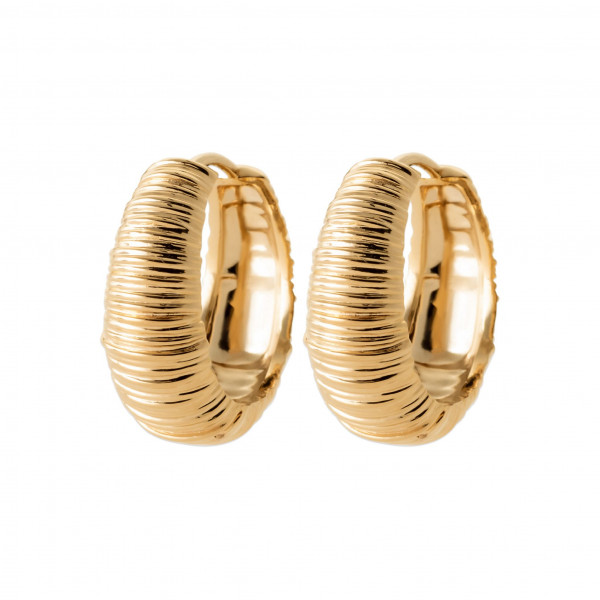 Créoles or femme rondes en fils Influences