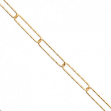 Bracelet plaqué or 18 carats mailles rectangles Influences