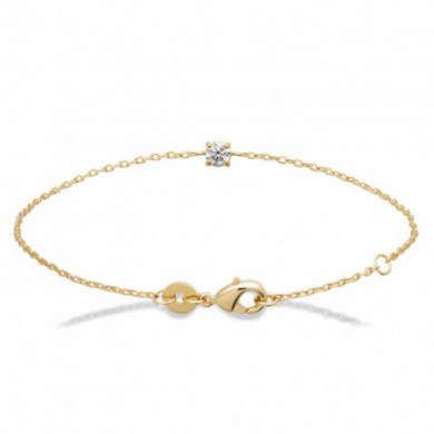 Bracelet Or femme oxyde de zirconium Influences