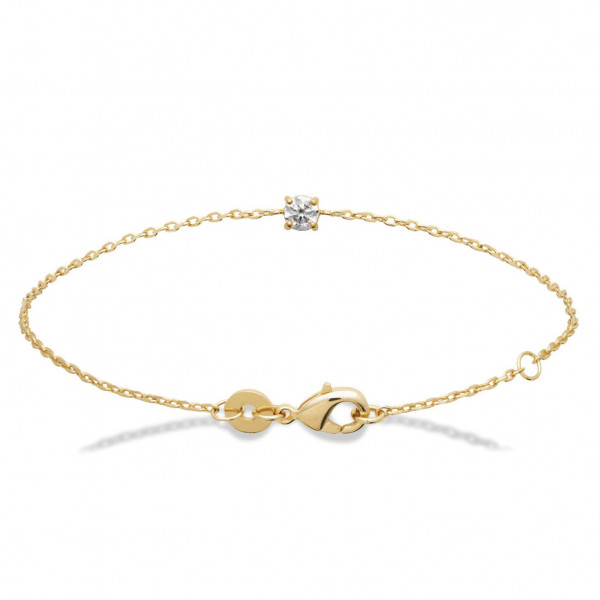 Bracelet Or femme oxyde de zirconium Influences