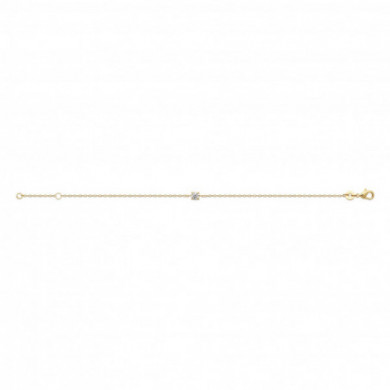 Bracelet Or femme oxyde de zirconium Influences
