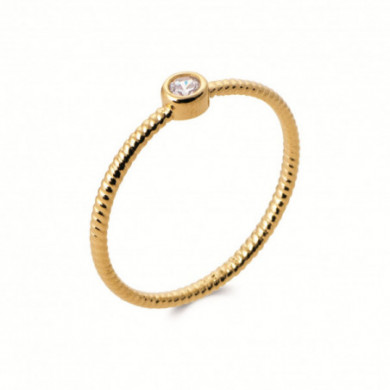 Bague or femme oxyde de zirconium Influences