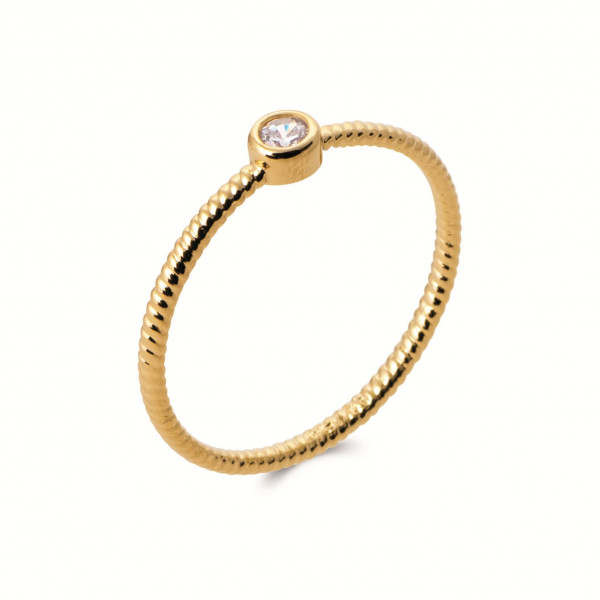 Bague or femme oxyde de zirconium Influences