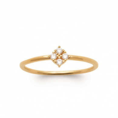 Bague or femme oxydes de zirconium Influences