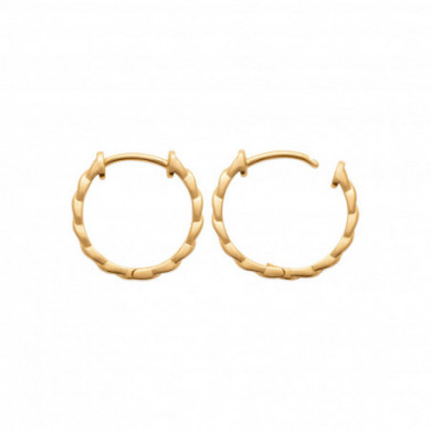 Créoles or femme maille gourmette Influences