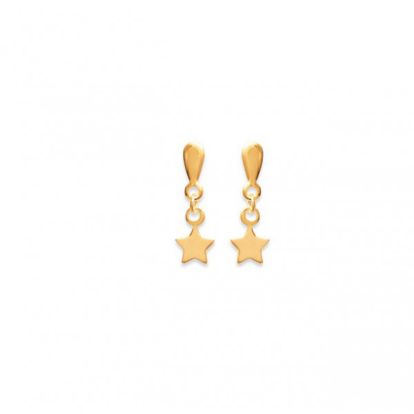 Boucles d’oreilles or femme étoile Influences
