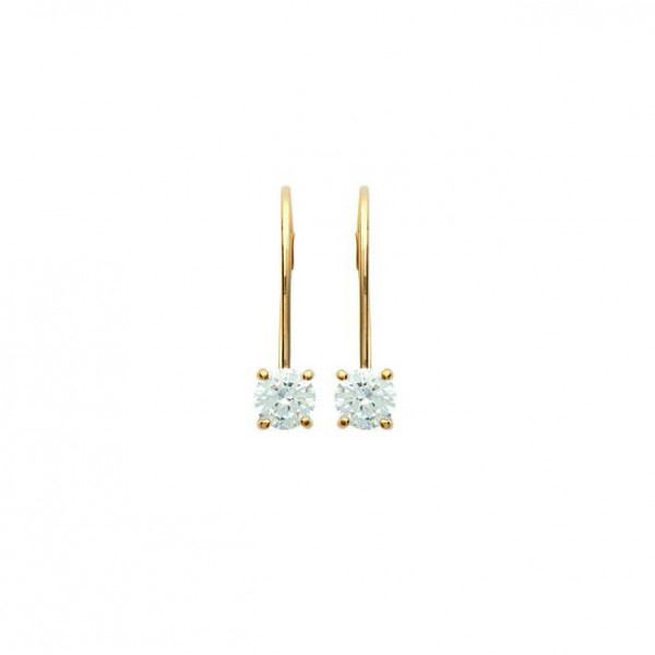 Boucles d’oreilles or femme oxydes de zirconium Influences