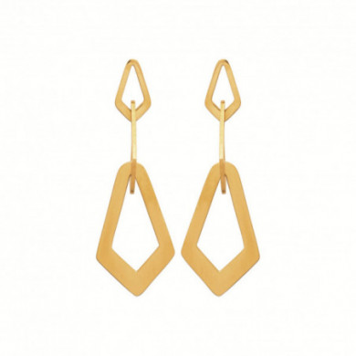 Boucles d’oreilles femme or acier inoxydable Influences