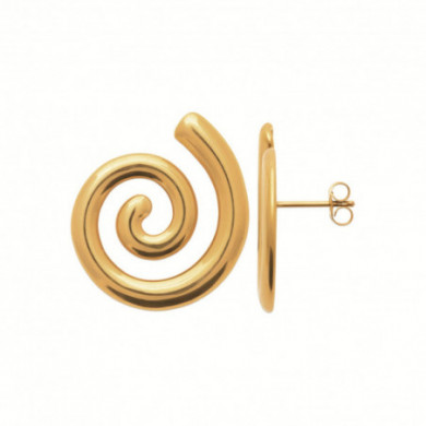 Boucles d’oreilles femme or acier inoxydable Influences