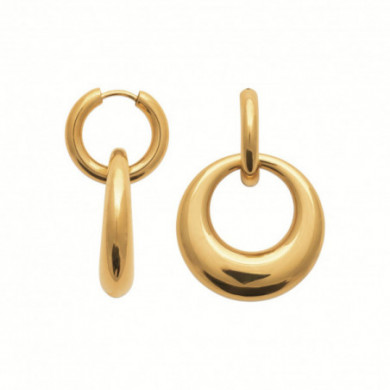 Mini créoles or acier inoxydable Influences