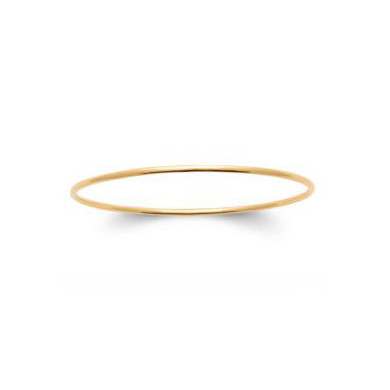 Bracelet or jonc rond massif Influences ép. 2 mm
