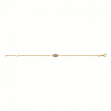 Bracelet Or femme labradorite Influences