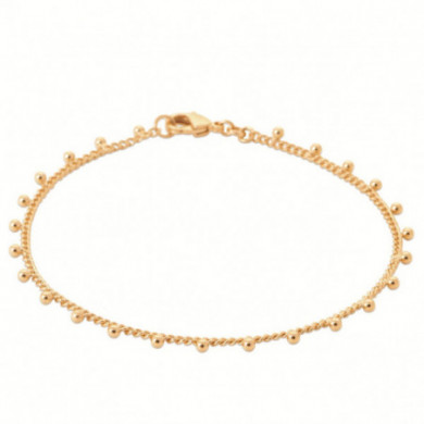 Bracelet Or femme maille boules Influences