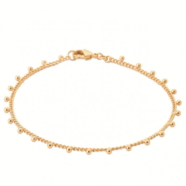 Bracelet Or femme maille boules Influences