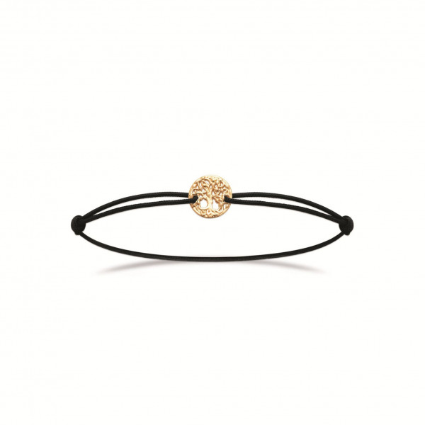Bracelet cordon or femme arbre de vie Influences