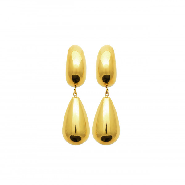 Boucles d’oreilles femme or acier inoxydable Influences