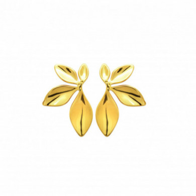 Boucles d’oreilles femme or acier inoxydable Influences