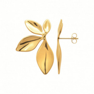 Boucles d’oreilles femme or acier inoxydable Influences