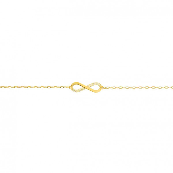 Bracelet or 18 carats infini
