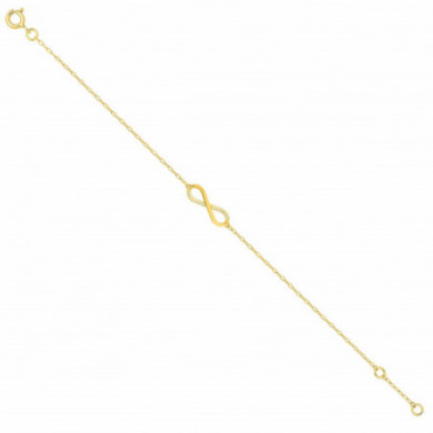 Bracelet or 18 carats infini