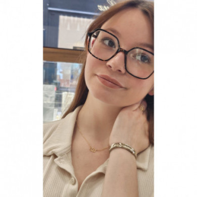 Collier or 18 carats fleurs de Lotus