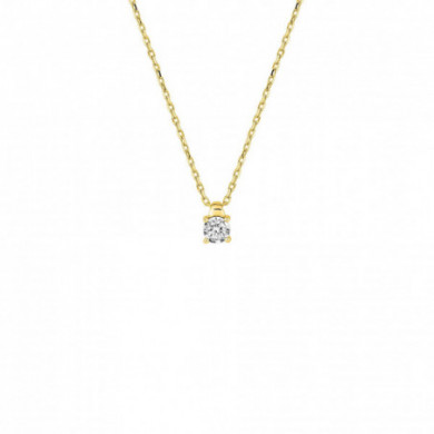 Collier or jaune 18 carats