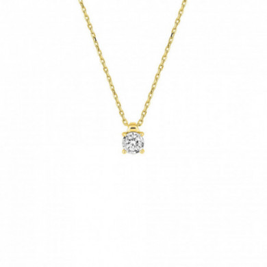 Collier or jaune 18 carats