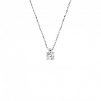 Collier or blanc 18 carats