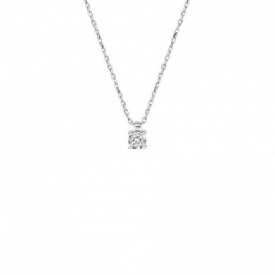Collier or blanc 18 carats