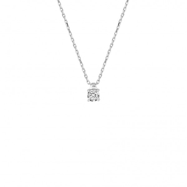 Collier or blanc 18 carats