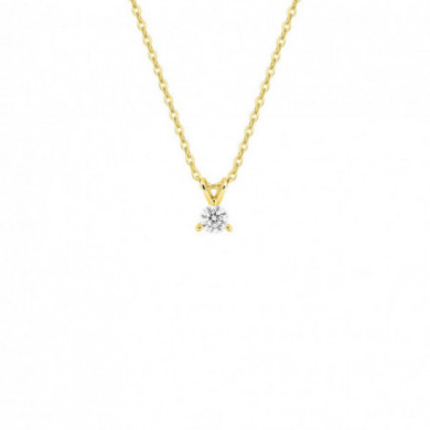 Collier or jaune 9 carats