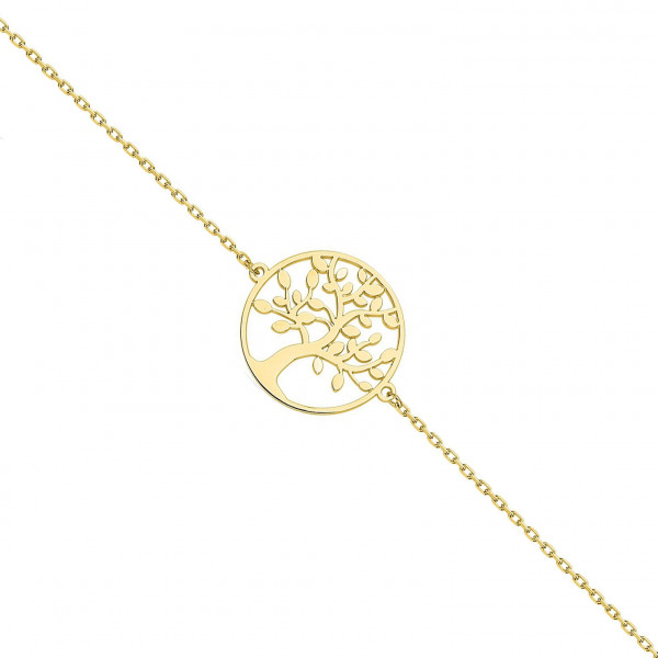 Bracelet or 18 carats Arbre de vie
