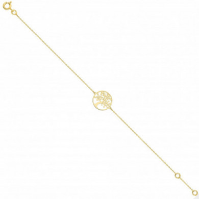 Bracelet or 18 carats Arbre de vie