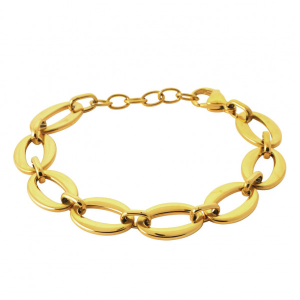 Bracelet femme or acier inoxydable Influences